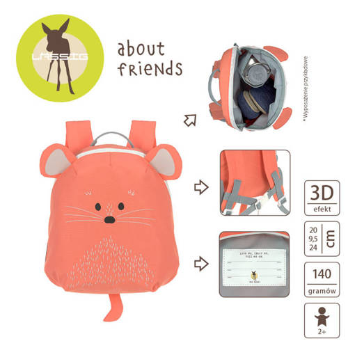 Lassig Plecak mini About Friends Mysz Edycja limitowana