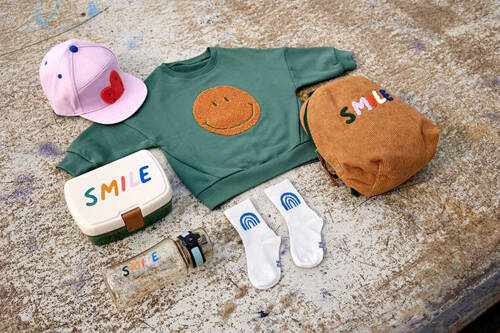 Lassig Plecak mini sztruks Little Gang Smile caramel