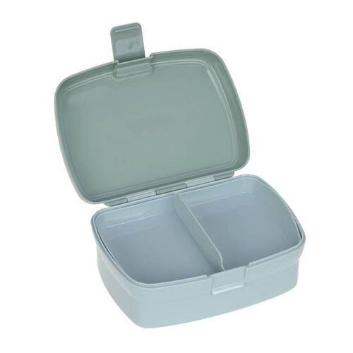 Lassig Zestaw na lunch Lunchbox + Tritanowa butelka - bidon 460 ml Tiny Drivers Spychacz